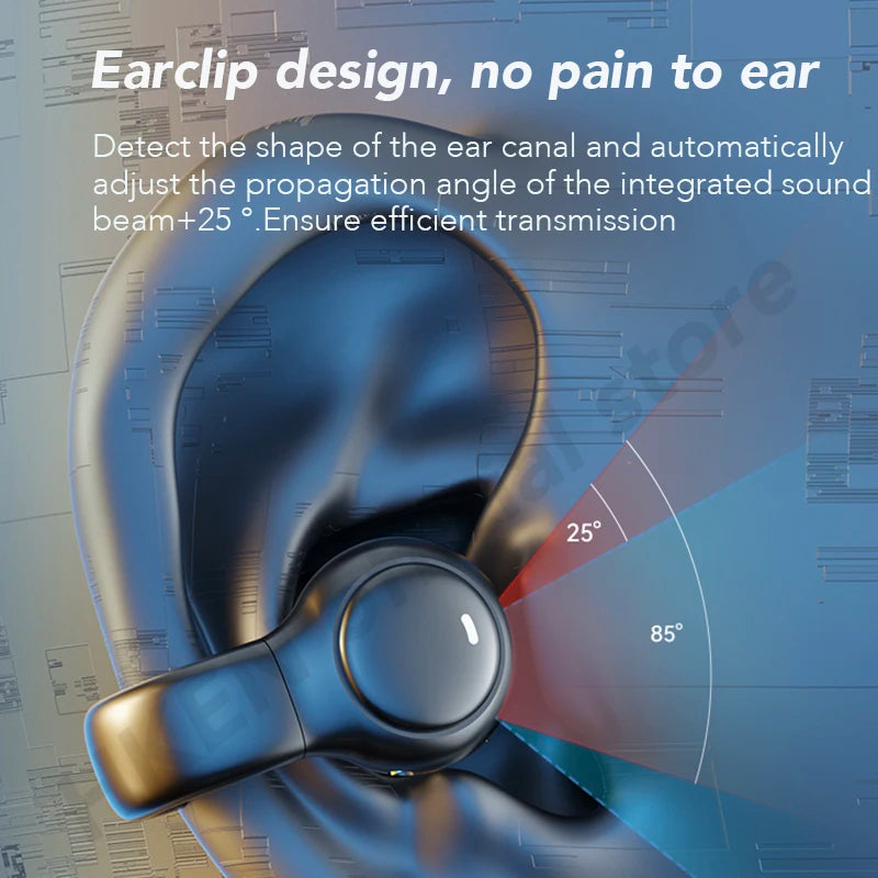 سماعات رأس لاسلكية عالية الجودة تعمل بالتوصيل العظمي، سماعات ألعاب بلوتوث مزودة بخاصية إلغاء الضوضاء، سماعات رياضية لهاتف xiaomi iphone