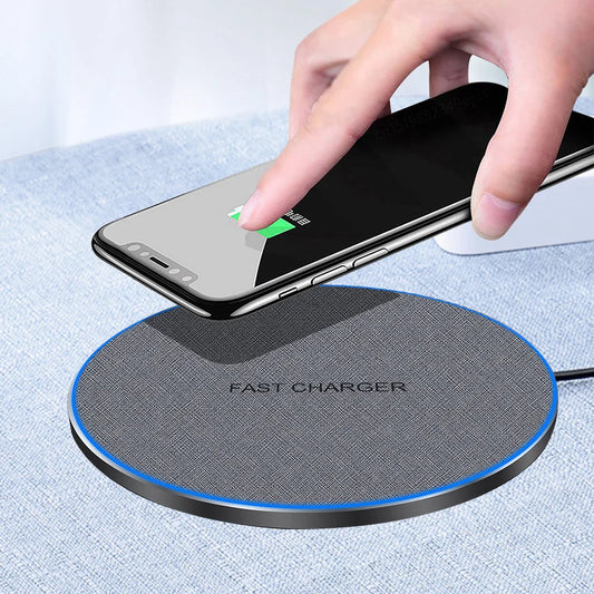 Wireless Charger for iPhone 15 14 13 12 11 Pro Max XR Qi Type C Fast Wireless Charging Pad for Samsung Galaxy Xiaomi Huawei